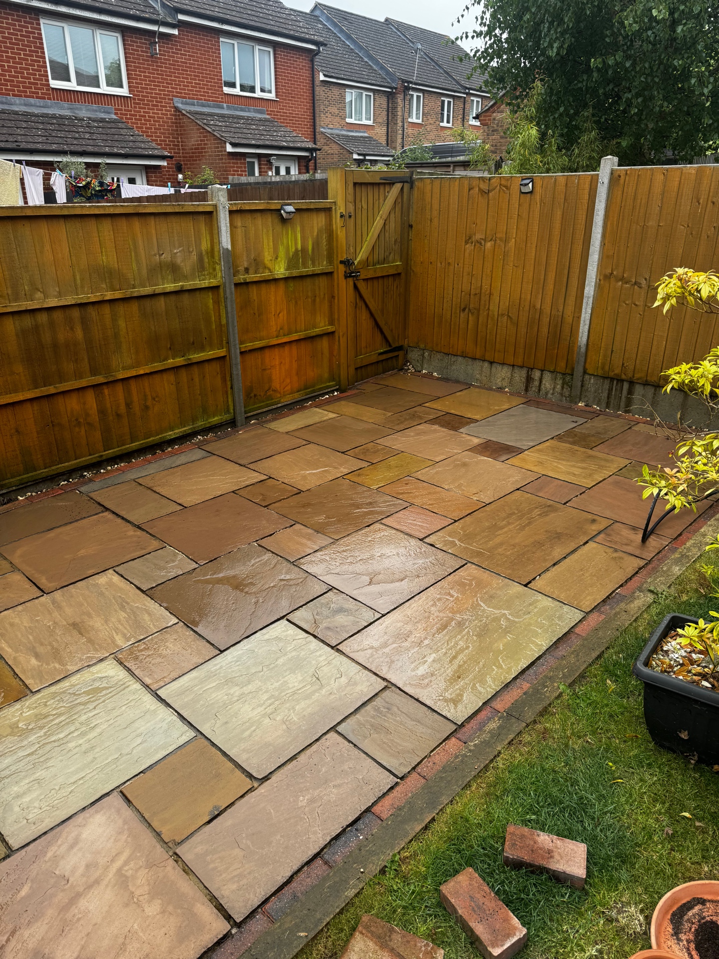 Before Repointing - Indian Sandstone